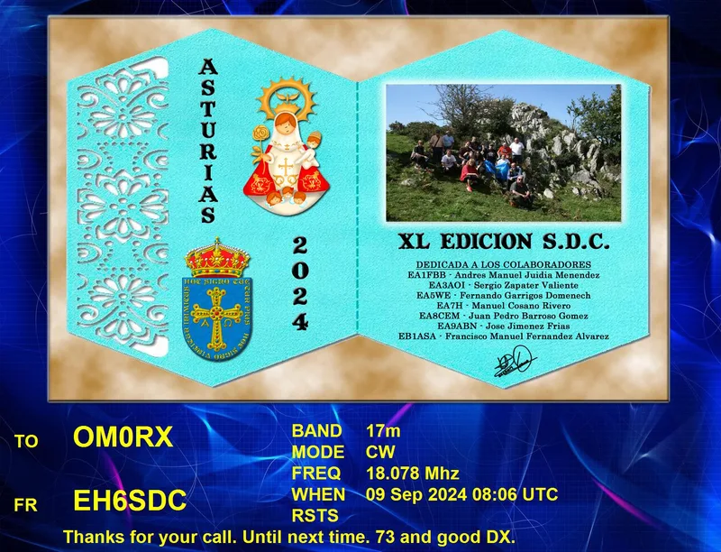 QSL card