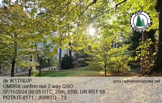 QSL card