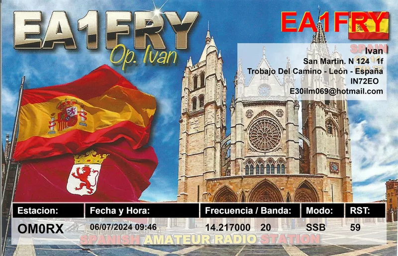 QSL card