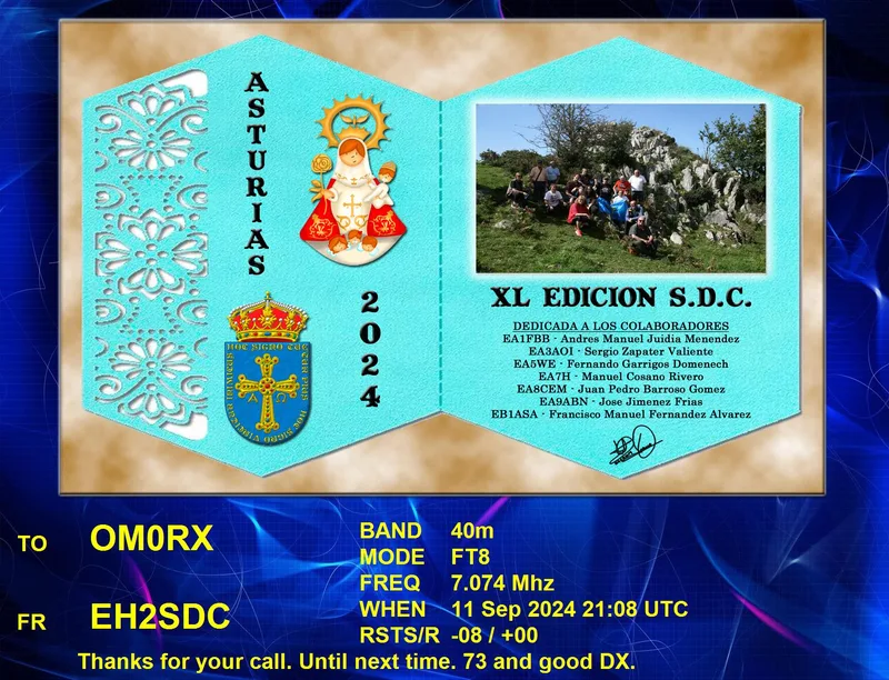 QSL card