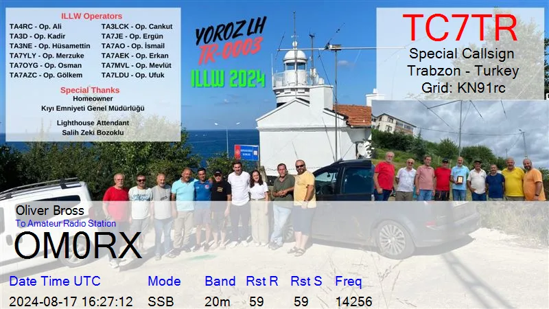 QSL card
