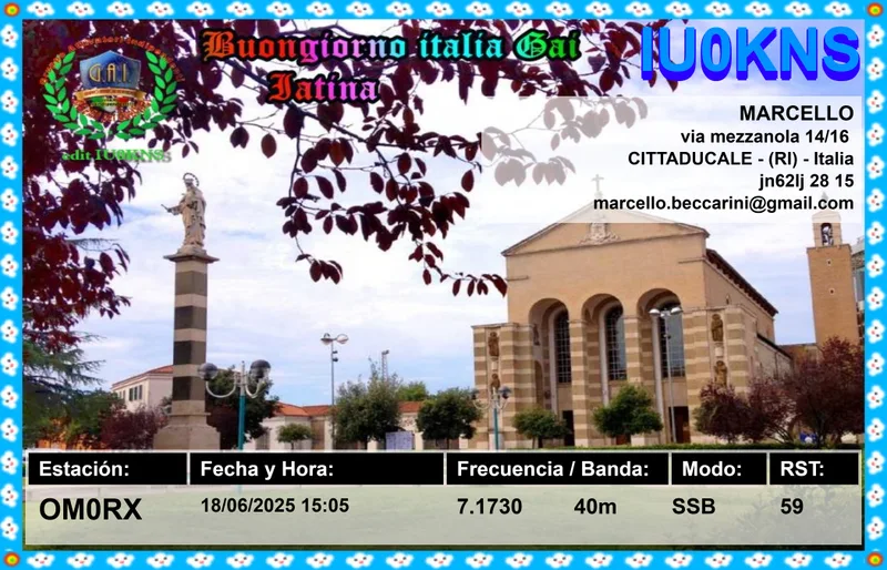 QSL card