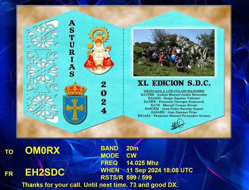 QSL card
