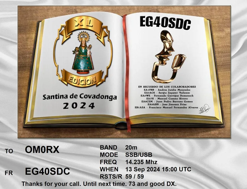 QSL card