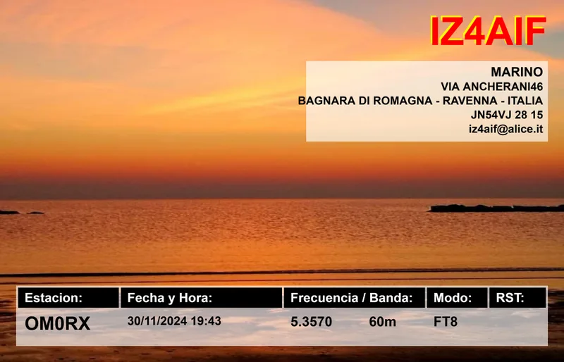 QSL card
