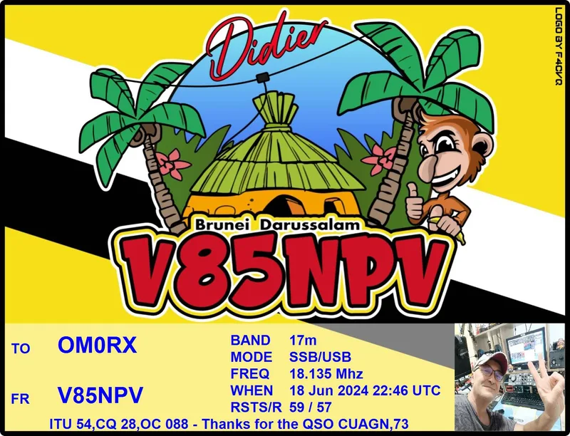 QSL card