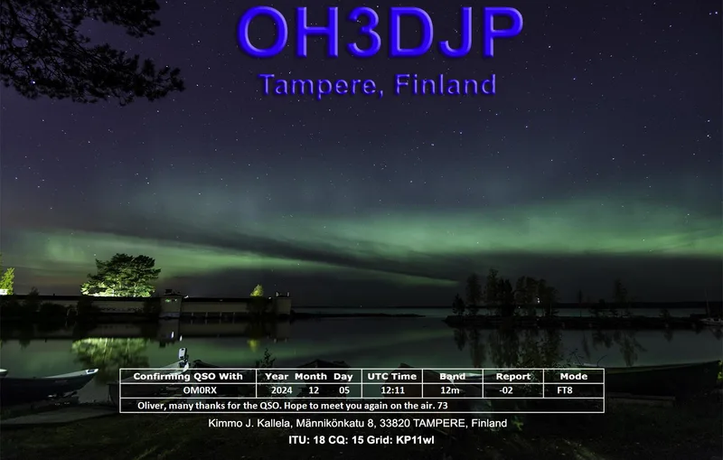 QSL card