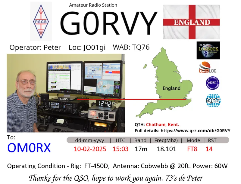 QSL card