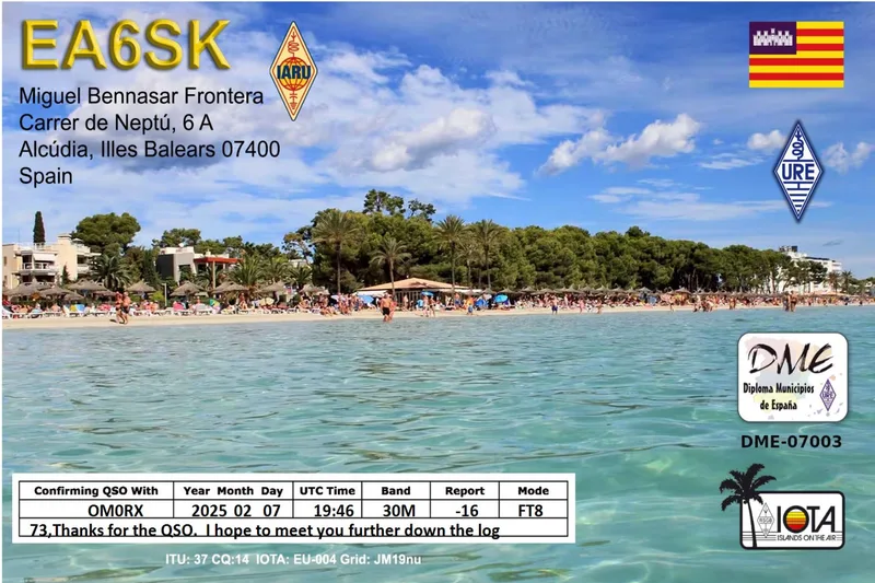 QSL card
